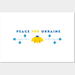 peace for ukraine Posters and Art